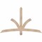 Ekena Millwork Davenport Smooth Timber Gable Bracket, Douglas Fir, 60"W x 38"H x 1 1/2"D x 3 1/2"F, 15/12 Pitch GBW060X38X0204DAV00SDF - alternate 1
